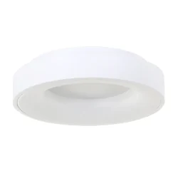 ceiling luminaire RINGLEDE - Ø 48CM large, round, direct / indirect IP20, black matt dimmable
