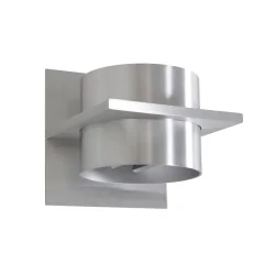 wall luminaire MURO up / down, square, cylindrical, adjustable G9 IP20, steel brushed dimmable
