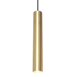 pendant luminaire TUBEL GU10 IP20, brass dimmable