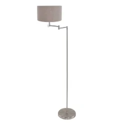floor lamp BELLA 1 flame E27 IP20, steel dimmable