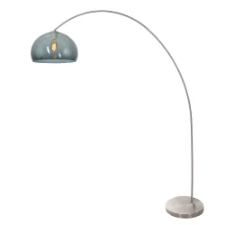 arc luminaire SOLVA 1 flame E27 IP20, steel dimmable