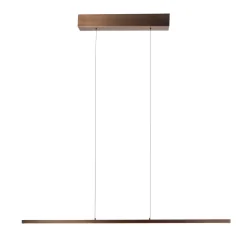 pendant luminaire BANDE 3 flames IP20, bronze dimmable