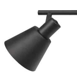 ceiling luminaire OEROE 2 flames E14 IP20, black dimmable