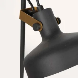 table lamp PRATO 1 flame E14 IP20, black dimmable
