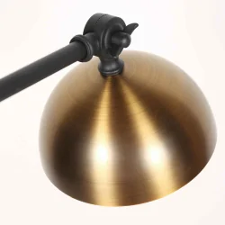 floor lamp PINTINO 1 flame GU10 IP20, black dimmable