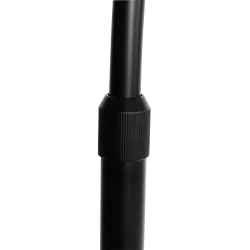 floor lamp RINGLUX 2 flames IP20, black dimmable