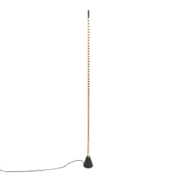 floor lamp LUZHAZ 1 flame IP20, black dimmable