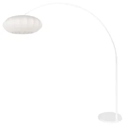 arc luminaire LUMA NOLA 1 flame E27 IP20, white dimmable