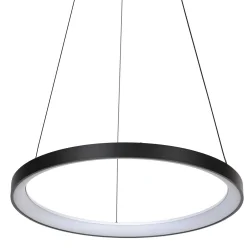 pendant luminaire LUMEX 1 flame IP20, black dimmable