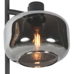 table lamp TENEBRIS 1 flame E14 IP20, black dimmable