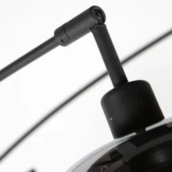 floor lamp TENEBRIS 5 flames E14 IP20, black dimmable