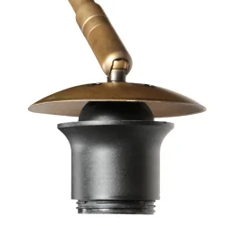 arc luminaire LUMA NOLA 1 flame E27 IP20, bronze dimmable