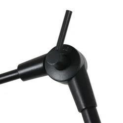 table lamp PRESTIGE CHIC 1 flame E27 IP20, black dimmable