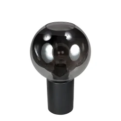 table lamp SFERIO 1 flame E27 IP20, black dimmable