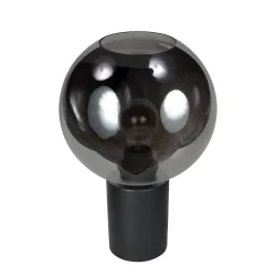 table lamp SFERIO 1 flame E27 IP20, black dimmable