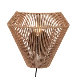 wall luminaire ROPEX 1 flame E27 IP20, black dimmable