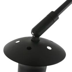 wall luminaire MAZE NATURAL 1 flame E27 IP20, black dimmable