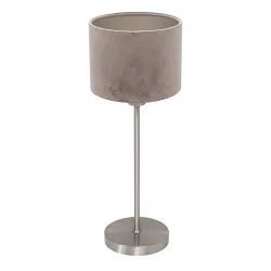 table lamp NOOR 1 flame E27 IP20, steel dimmable