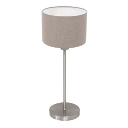 table lamp NOOR 1 flame E27 IP20, steel dimmable