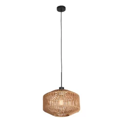 pendant luminaire ROPEX 1 flame E27 IP20, black dimmable