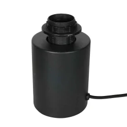 table lamp ROPEX 1 flame E27 IP20, black dimmable