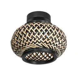 ceiling luminaire NOX LIGHT 1 flame E27 IP20, black dimmable
