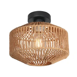 ceiling luminaire ROPEX 1 flame E27 IP20, black dimmable