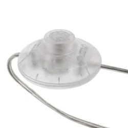 arc luminaire VELA LINO 1 flame E27 IP20, steel dimmable