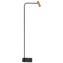 floor lamp LUMO 1 flame IP20, bronze dimmable