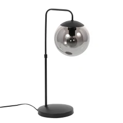 table lamp BOLLIQUE 1 flame E14 IP20, black dimmable