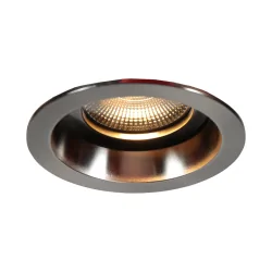 recessed spotlight PELITE SPOT 1 flame IP44, steel dimmable
