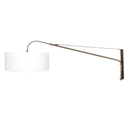 wall luminaire ELEGANT CLASSY 1 flame E27 IP20, bronze dimmable