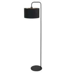 floor lamp STANG 1 flame E27 IP20, black dimmable