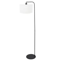 floor lamp STANG 1 flame E27 IP20, black dimmable