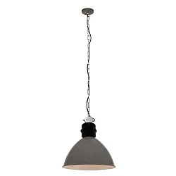 AN Pendant luminaire FRISK, 1 flame, metal, grey