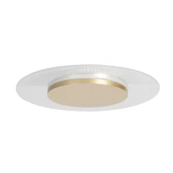 ceiling luminaire LIDO 1 flame IP20, gold dimmable