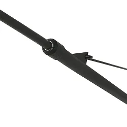 wall luminaire ELEGANT CLASSY with switch, with shade, with strain relief, with plug, adjustable E27 IP20, black matt 