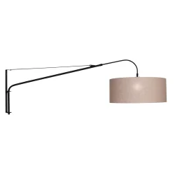 wall luminaire ELEGANT CLASSY with switch, with shade, with strain relief, with plug, adjustable E27 IP20