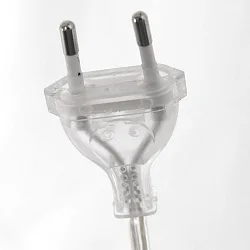 floor lamp SPARKLED LIGHT cylindrical, with switch, with shade, with plug, adjustable E27 IP20, steel brushed dimmable
