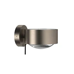 wall luminaire PUK MAXX WALL + (COB LED) up / down, rotatable, without lens IP20, nickel matt dimmable