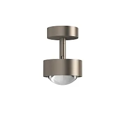 ceiling luminaire PUK MINI TURN swivelling, rotatable, without lens IP20, nickel matt dimmable