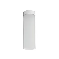 ceiling luminaire DELA BOX cylindrical, direct / indirect E27 IP20, black matt dimmable