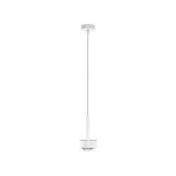 pendant luminaire PUK MINI LONG ONE (COB LED) down, rigid, without lens IP20, white matt dimmable