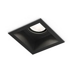 Recessed spot PLANO IP44 1.0 PAR16, GU10 max. 12W, black