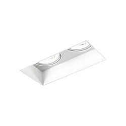 Recessed spot STRANGE 2.0 PAR16, 2x GU10 max. 12W, rotatable/swivelling, white