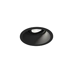 ceiling recessed luminaire DEEP ADJUST PETIT 1.0 with leaf springs, cardanic swivelling IP20, mat, deep black dimmable