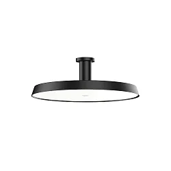 ceiling luminaire ROOMOR OFFICE CEILING SURF 1.0 OPAL DALI controllable IP20, black matt dimmable
