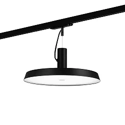 3-phase pendant luminaire ROOMOR OFFICE ON TRACK 1.0 IP20, black matt dimmable