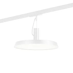 3-phase pendant luminaire ROOMOR OFFICE ON TRACK 1.0 microprismatic IP20, white matt dimmable