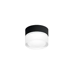 wall and ceiling luminaire MIRBI SURFACE 1.0 round IP44, black matt dimmable